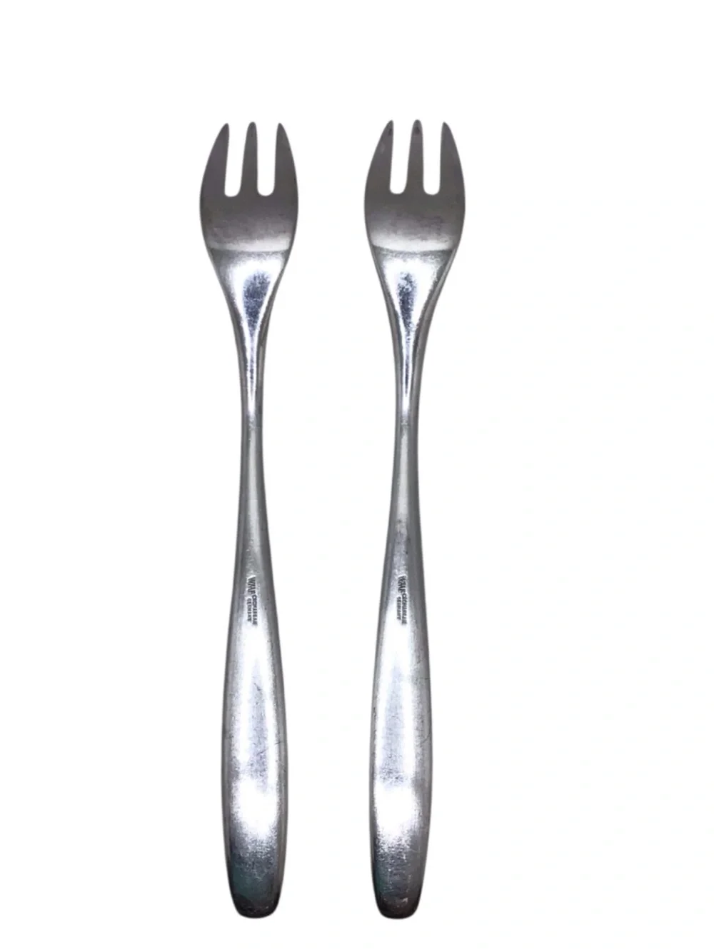Vintage WMF Cromargan Cocktail Seafood Forks Set of 2 Stainless Steel Germany 6”